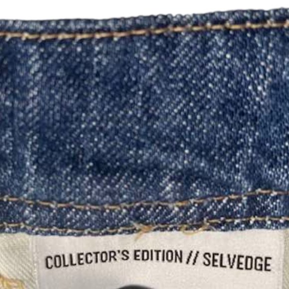 JOE'S Denim Skirtall Overall Mini Skirt Collector's Edition SELVEDGE Den… - Picture 11 of 16